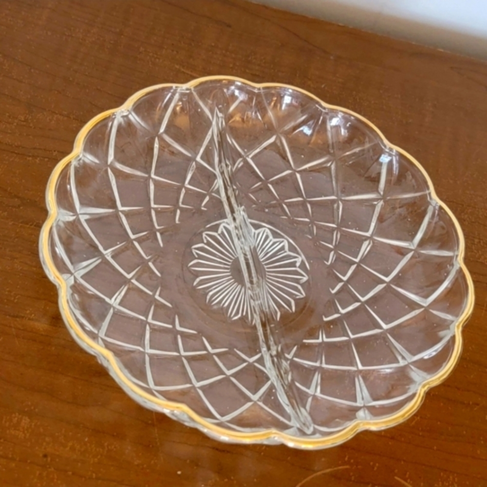 Hazel Atlas relish‎ tray